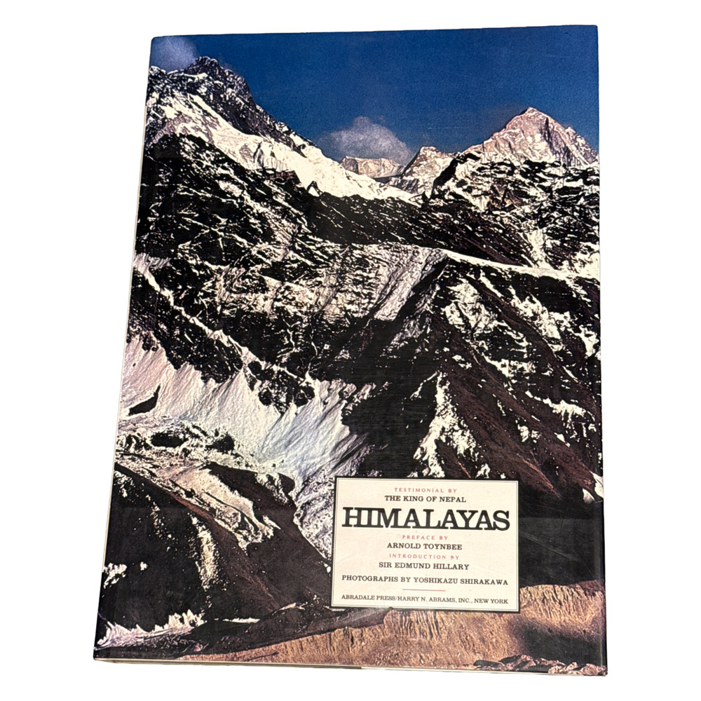Himalayas Yoshikazu Shirakawa Hardcover Photography Art Book Folio Abradale 1986